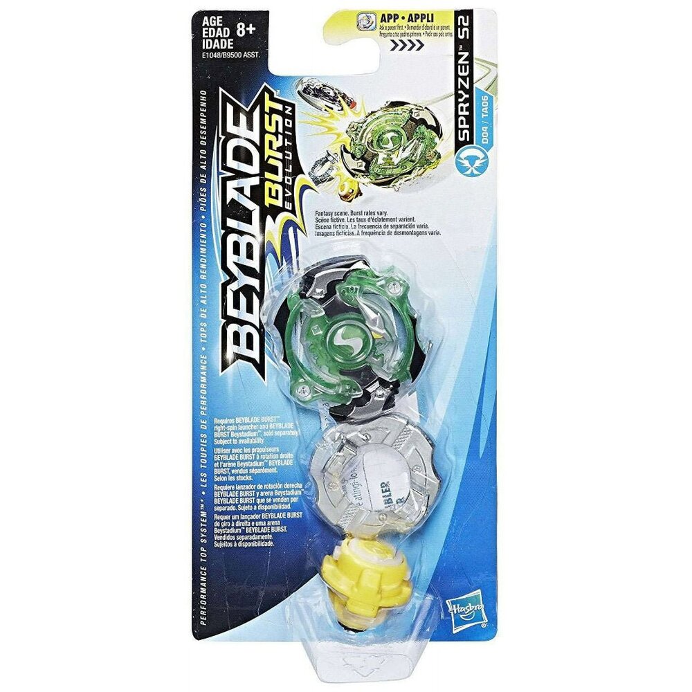 Beyblade Burst Evolution Single Top Pack Spryzen S2 New Sealed